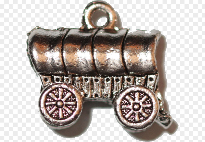 Covered Wagon Silver PNG