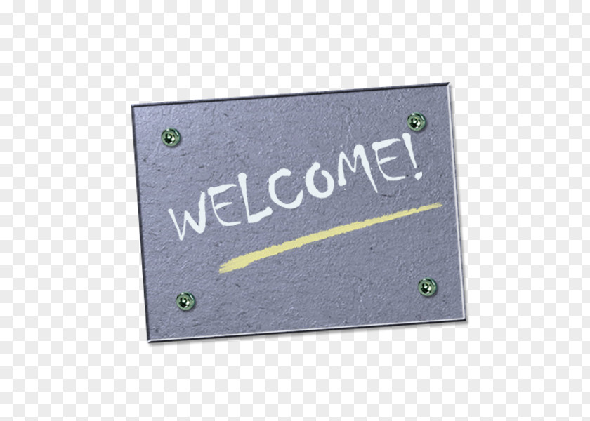 Free Welcome Sign To Pull Material Clip Art PNG