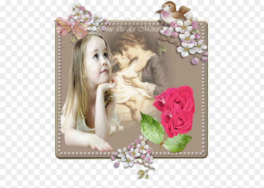 Puppy Love Picture Frames Floral Design PNG