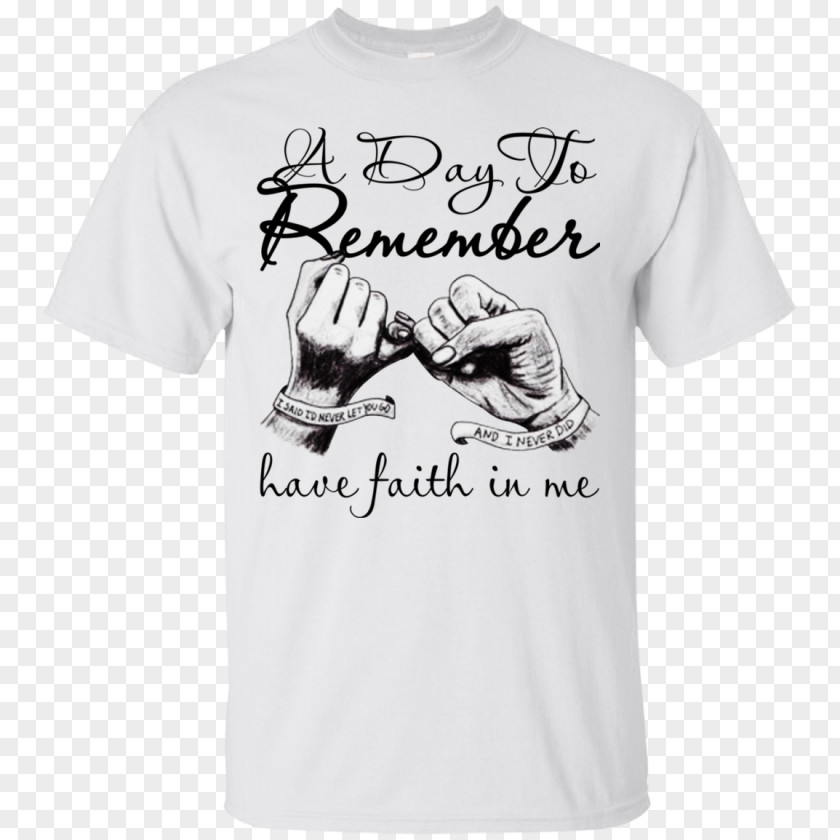 T-shirt Have Faith In Me A Day To Remember Hoodie PNG