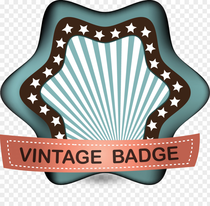 Vector Retro Vintage Badge Download Style PNG