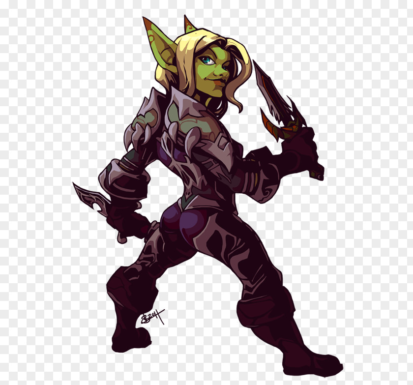 World Of Warcraft Goblin Legendary Creature Character Art PNG