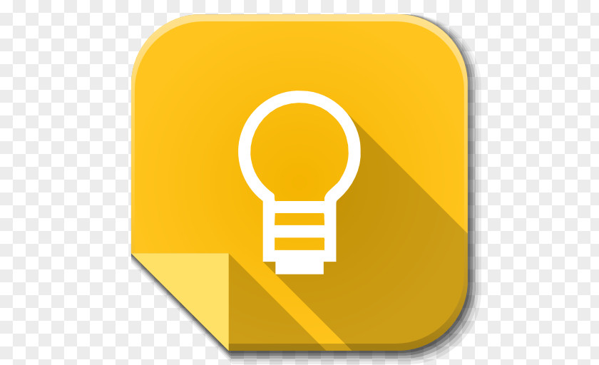 Apps Google Keep Symbol Yellow Sign PNG