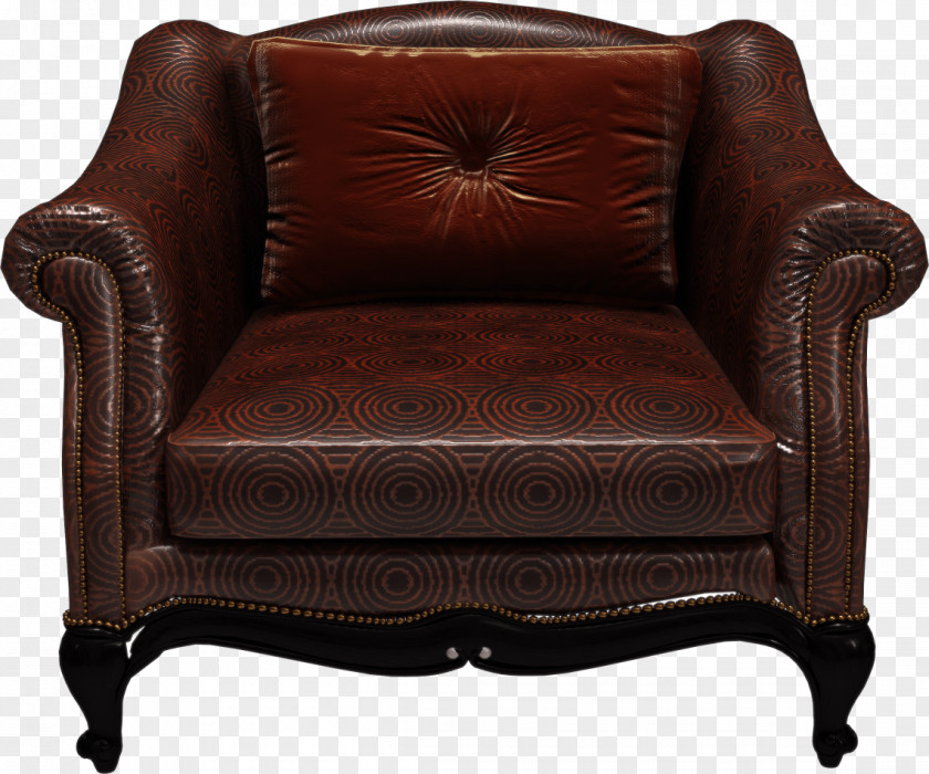 Armchair Wing Chair Couch Furniture PNG