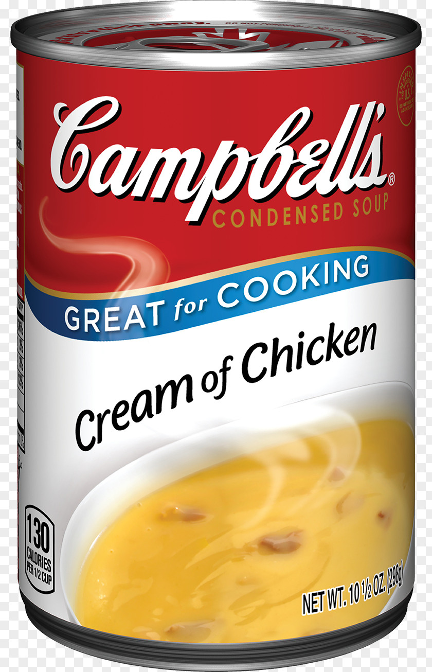 Chicken Soup Cream Of Mushroom Dish Campbell Company PNG