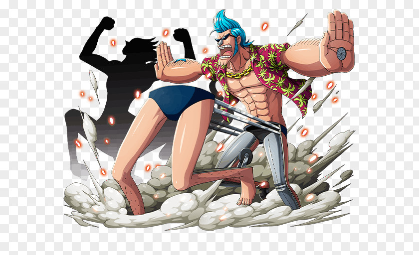 Franky G One Piece Treasure Cruise Art Character PNG
