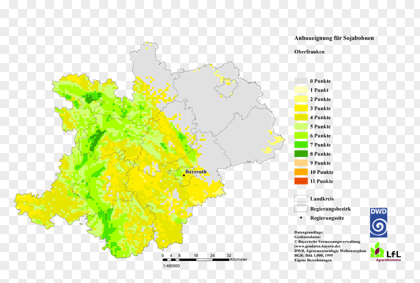 Map Soil Upper Franconia Soybean PNG