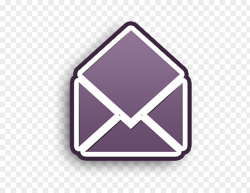 Solid Contact And Communication Elements Icon Mail Email PNG