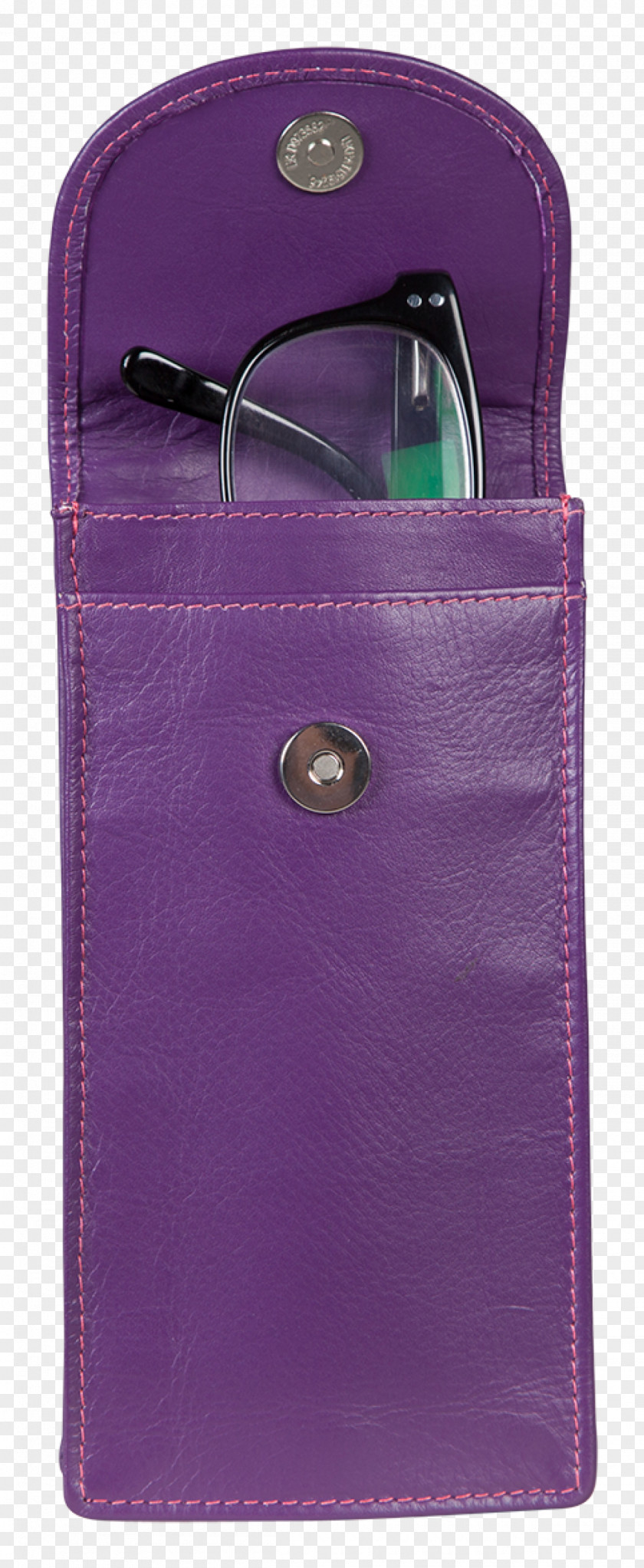 Glass Case Handbag Pocket Glasses Wallet Leather PNG