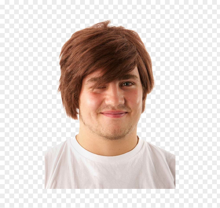 Hair Wig Brown Bears Men's Basketball Football Coloring Costume PNG