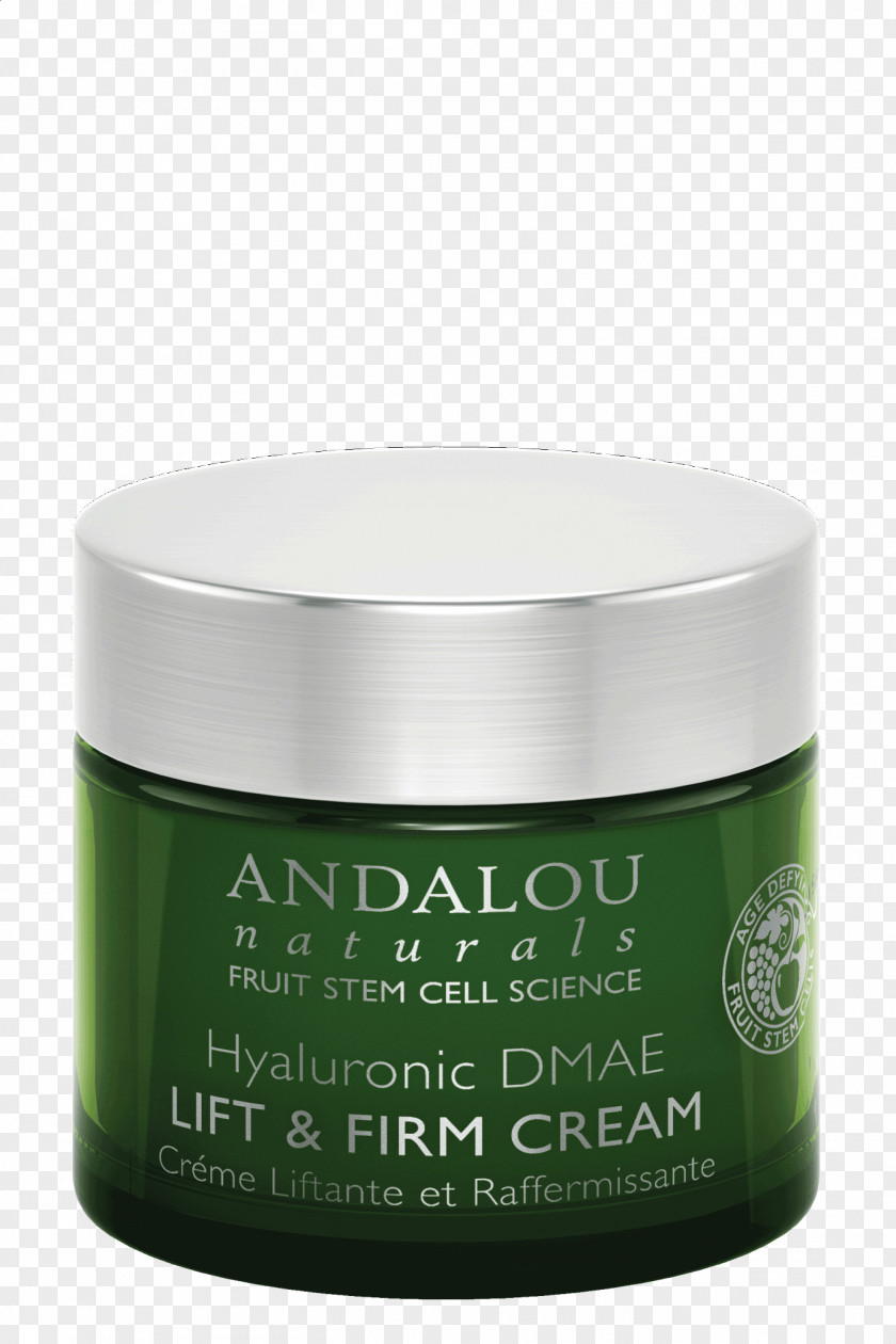 Hyaluronic Acid Andalou Naturals DMAE Lift & Firm Cream Facial Cosmetics PNG