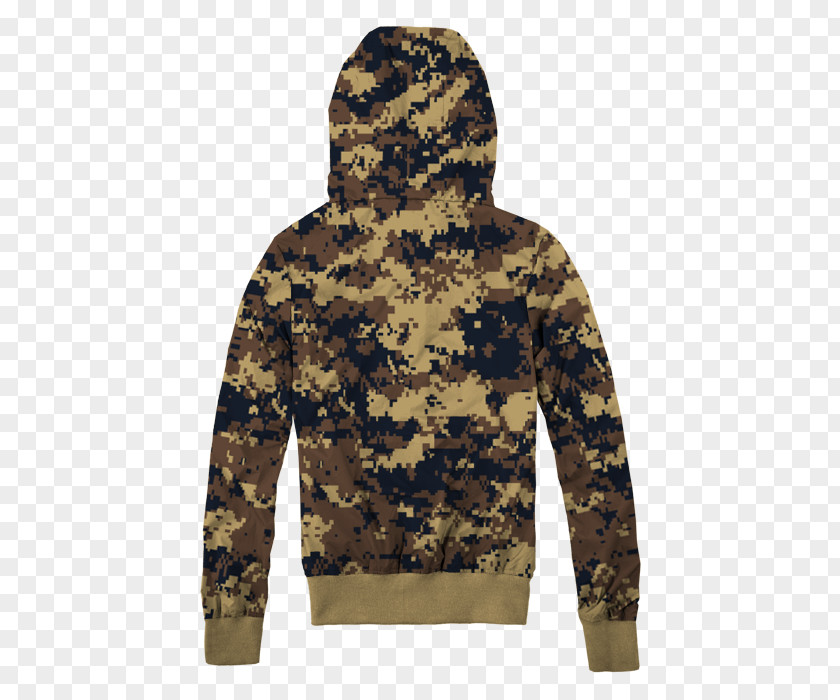 Jacket Hoodie Camouflage Uniform Clothing PNG