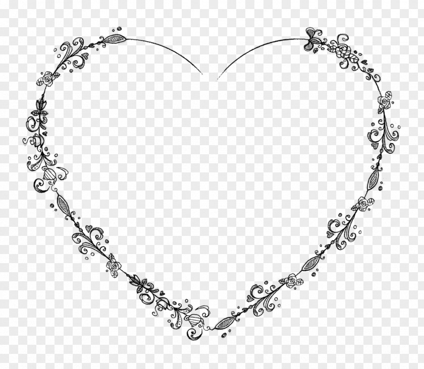 Metal Platinum Heart Frame PNG