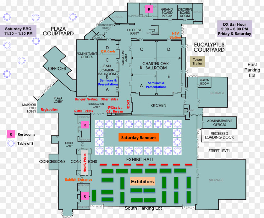 Toy Exhibition Hall Visalia Convention Center Floor Plan PNG