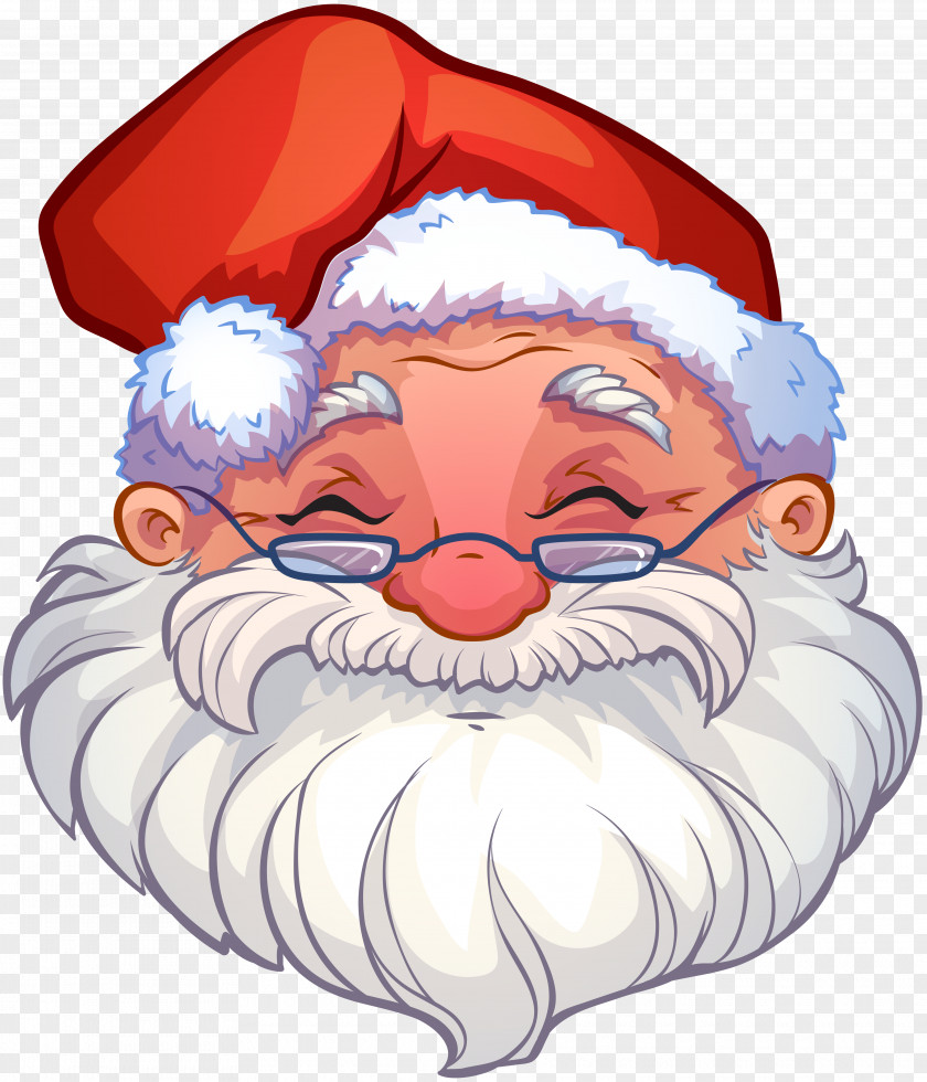 Cartoon Santa Claus Smile Royalty-free Clip Art PNG