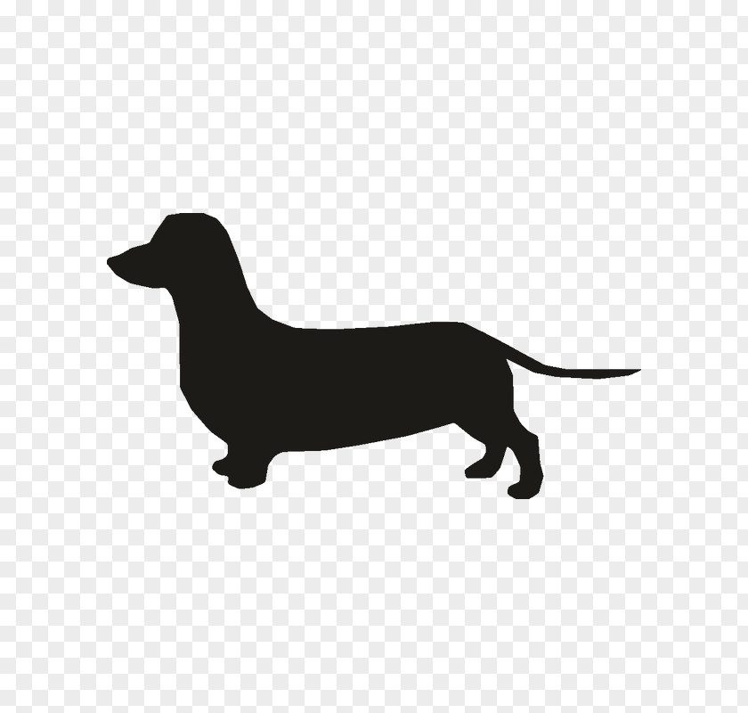 Dachshund Silhouette Wallpaper Wall Decal Room PNG