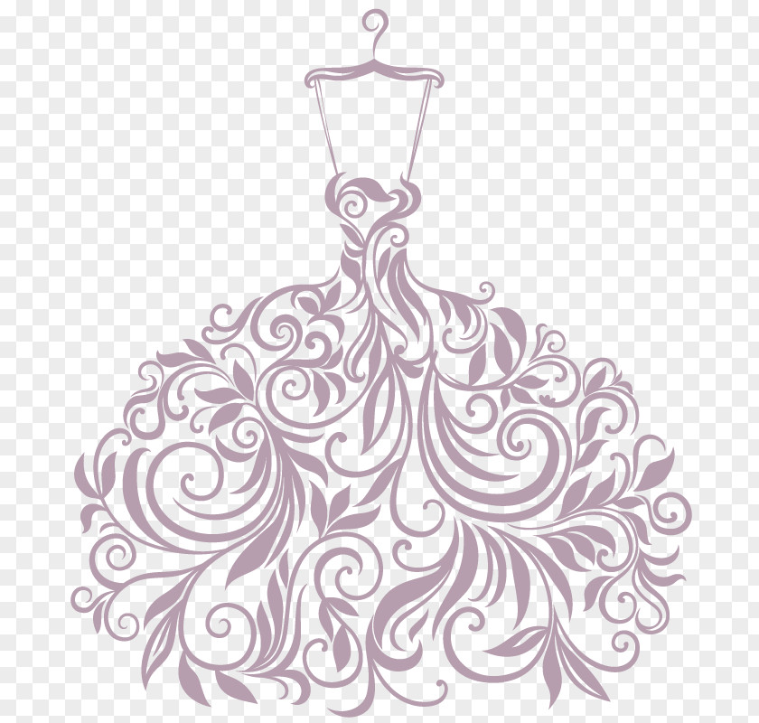 Dress Wedding Silhouette PNG