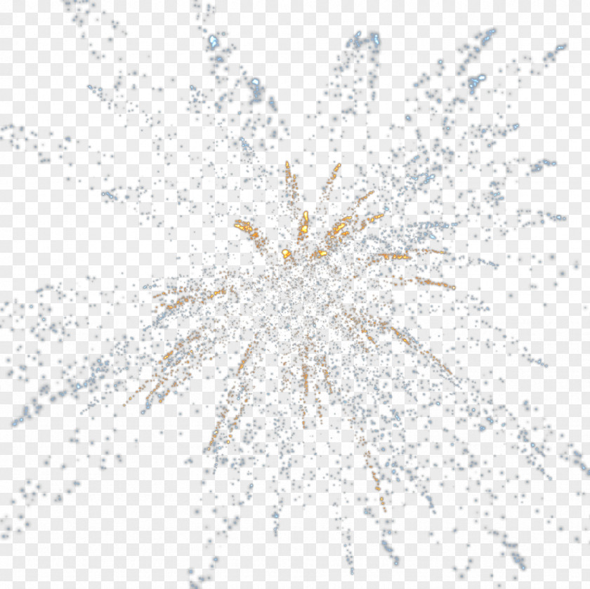Fireworks White Snowflake Black Lace Pattern PNG