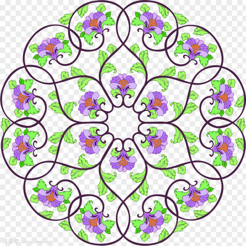 Floral Pattern Graphic Design Clip Art PNG