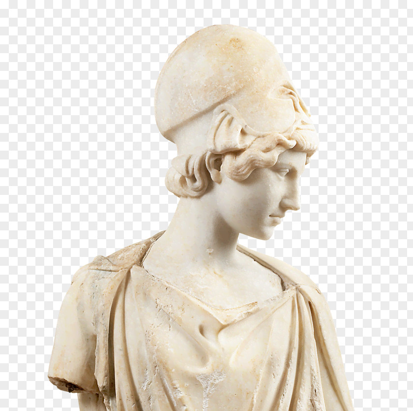 Goddess Liebieghaus Sculpture Statue Bust Athena Parthenos PNG