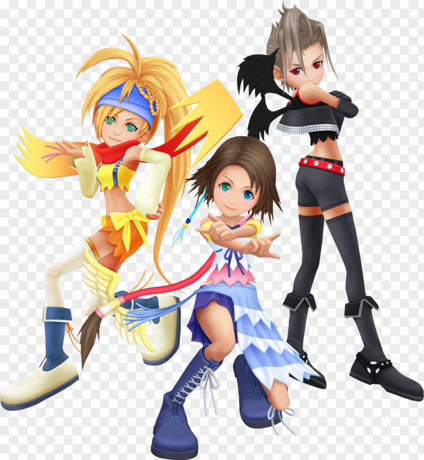 Kingdom Hearts II Final Fantasy X-2 Cloud Strife Aerith Gainsborough PNG