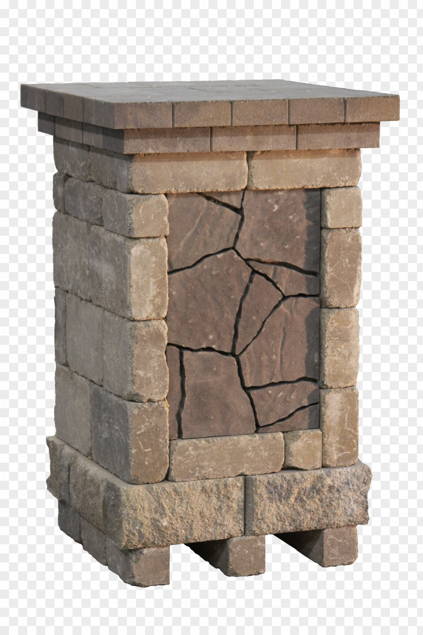Stone Pillar Wall PNG