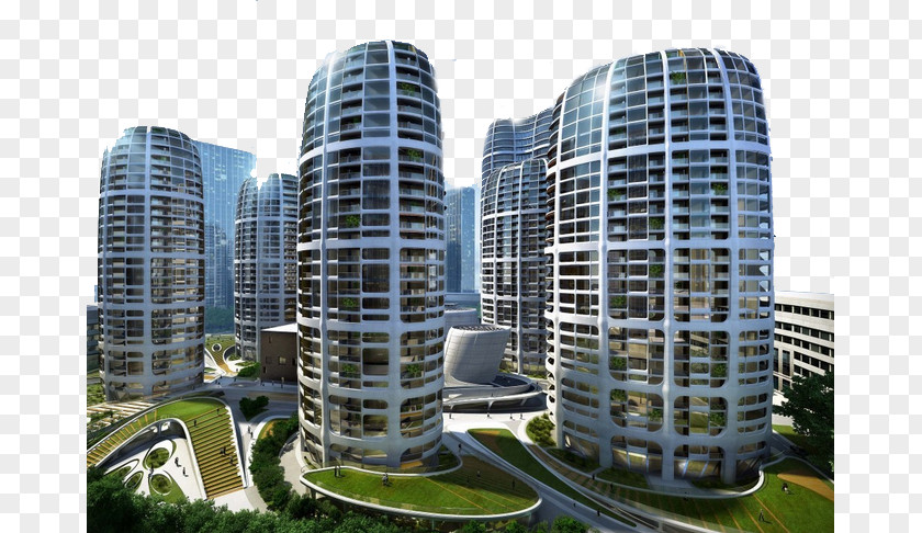 Downtown Grass Floor U010culenova SKY PARK Residence Zaha Hadid Architects Architecture PNG