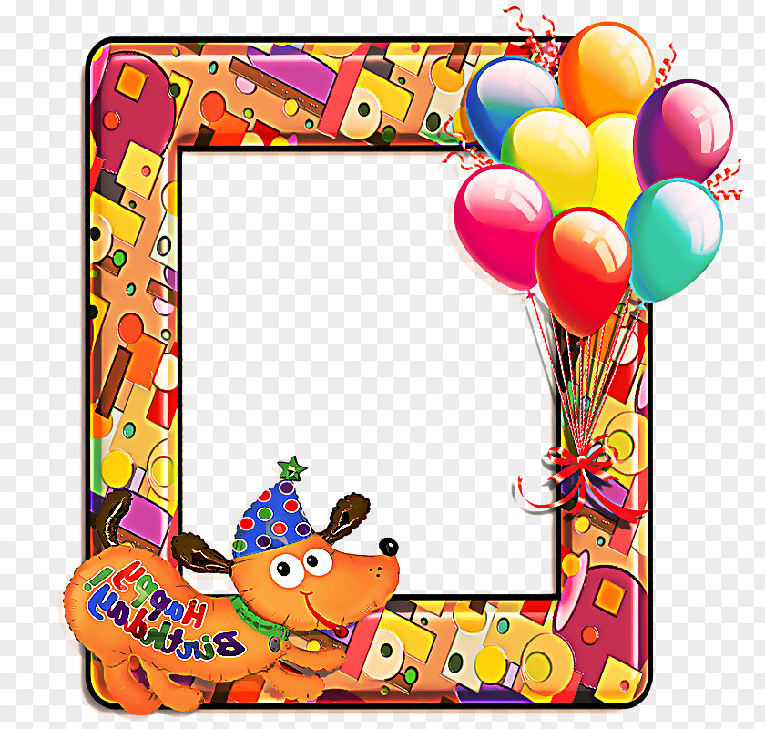 Picture Frame Party Supply Balloon Frames Toy Home Accessories Infant PNG