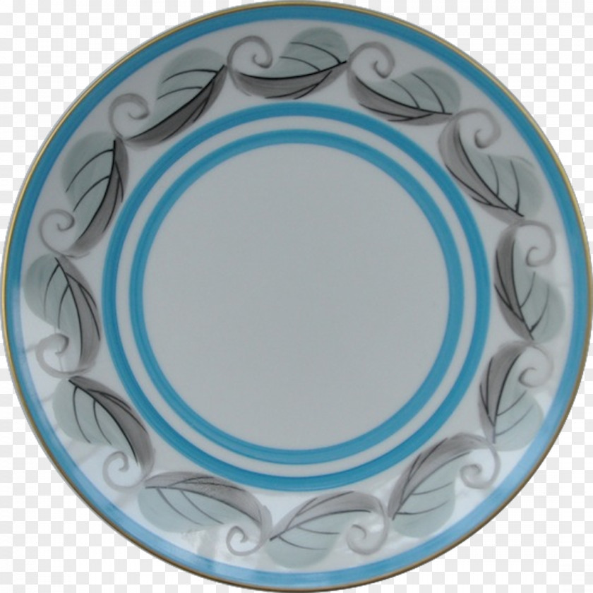 Plate Ceramic Platter Blue And White Pottery Saucer PNG