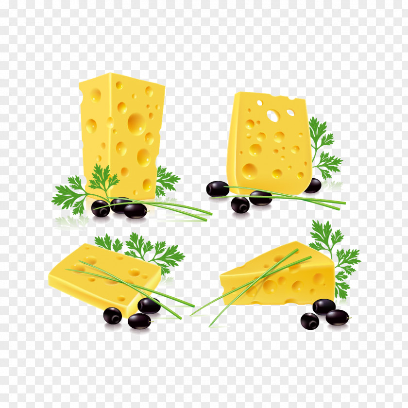 Cheese And Leaves Emmental Cheddar Clip Art PNG