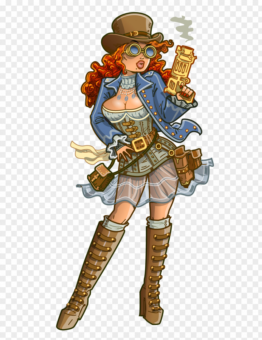 Hand-painted Women Vector Steampunk Royalty-free Stock Photography Clip Art PNG