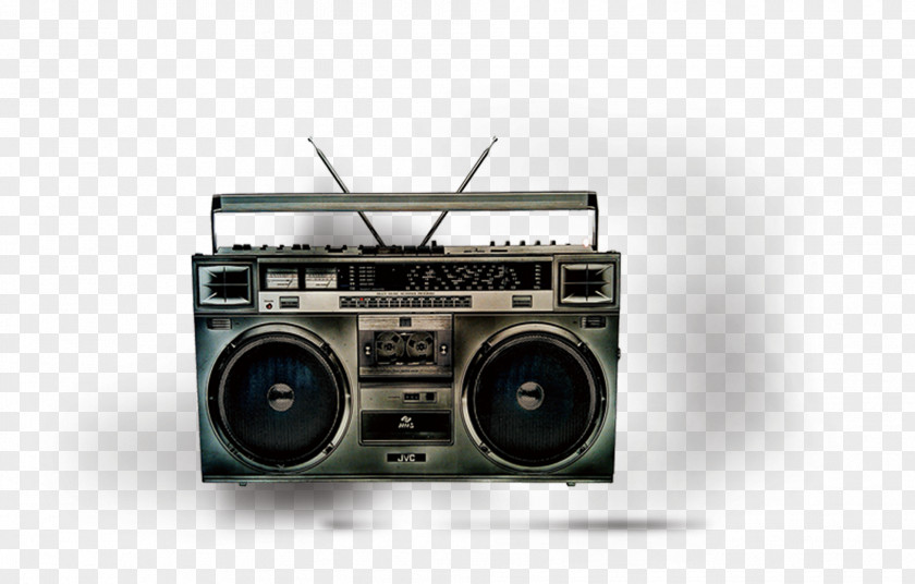 Radio 1980s The Boombox Project: Machines, Music, And Urban Underground Microphone Cassette Deck PNG