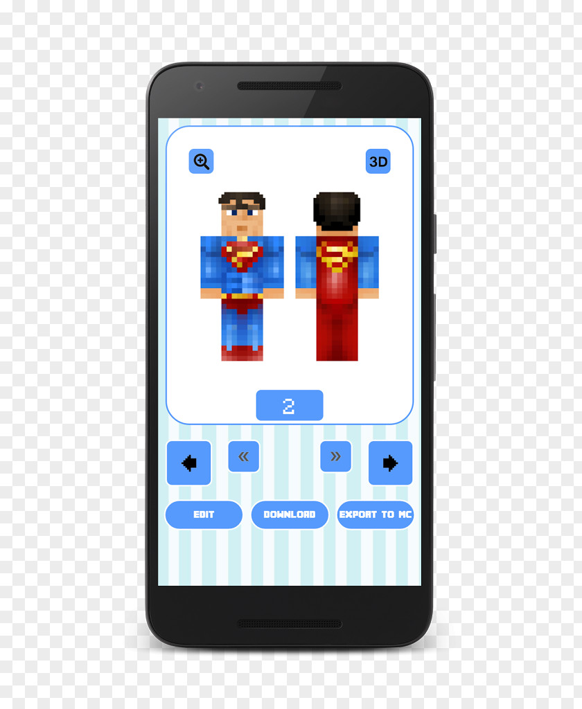 Smartphone Minecraft: Pocket Edition Heroes Skins For Minecraft Mobile Phones PNG
