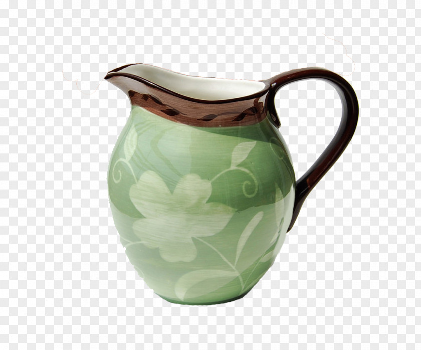 Watering Vase Jug Ceramic PNG