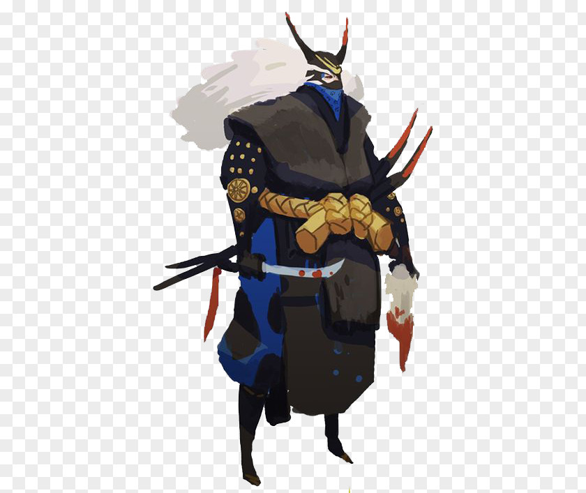 Who Set The Game Samurai Monster Mask Character Cartoon PNG