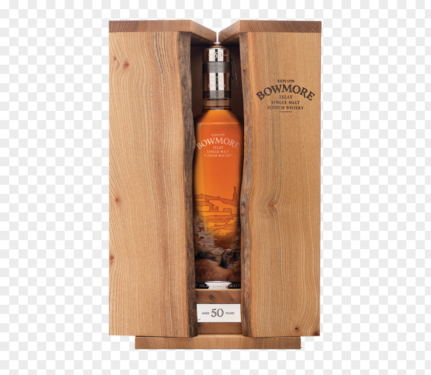 50 Years Old Whiskey Bowmore Scotch Whisky Single Malt Liquor PNG