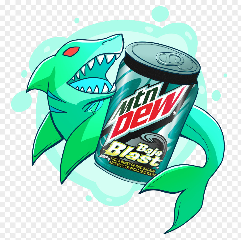 Baja Blast Fizzy Drinks Mountain Dew Taco Bell Soda 12 Pack Mtn T-shirt PNG