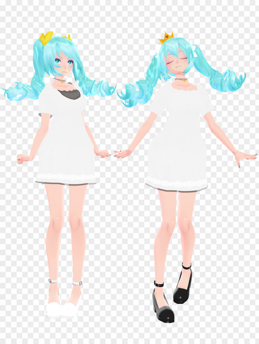 Hatsune Miku Tell Your World Costume Cartoon Human Hair Color Shoulder PNG