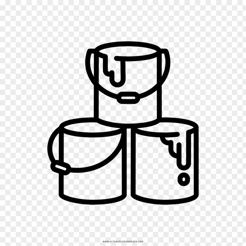 Paint Drawing Painting Coloring Book Tin Can PNG