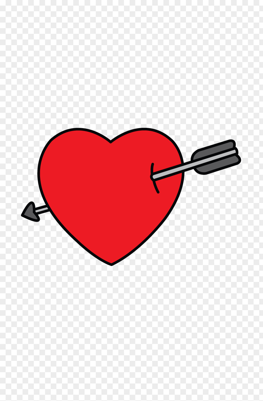 Pierced Heart Ariel Drawing Clip Art Cartoon Tutorial PNG