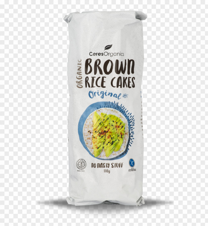 Rice Cake Organic Food Brown PNG