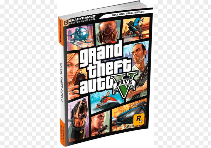 Grand Theft Auto 5 V Strategy Guide Online IV Xbox 360 PNG