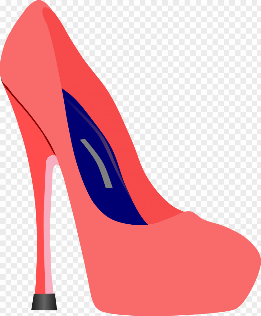 High Heels High-heeled Footwear Court Shoe Red Pink PNG