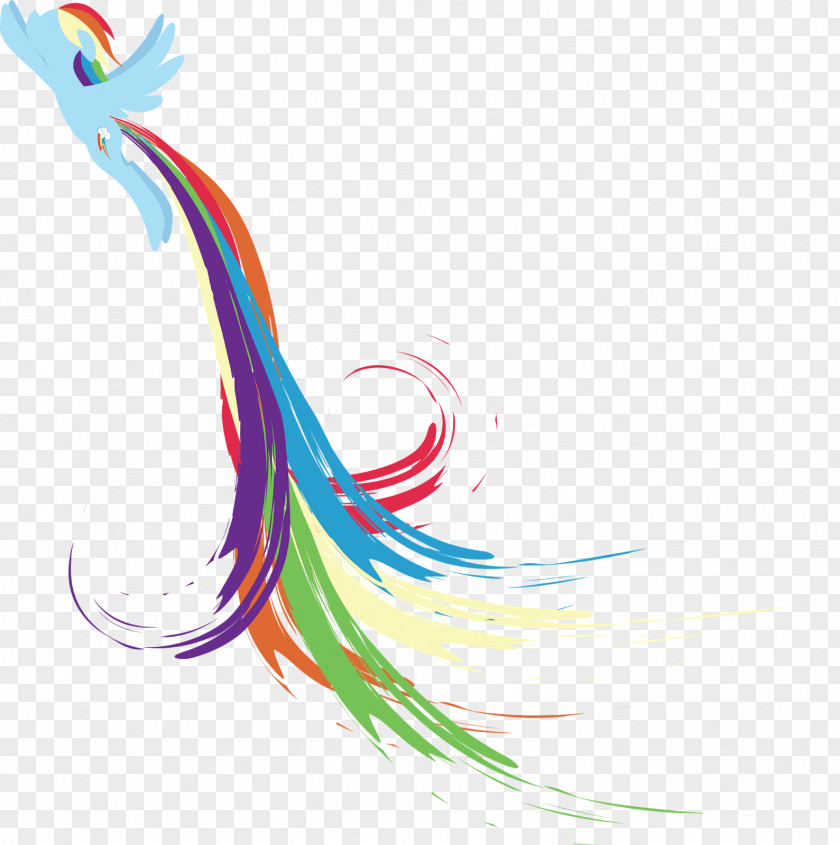 Minimal Rainbow Dash My Little Pony PNG
