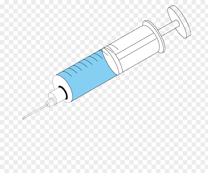 Vector Model Needle Injection Hypodermic Syringe PNG