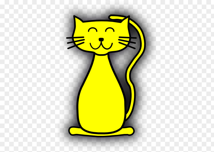 Yellow Cat Kitten Tiger Clip Art PNG