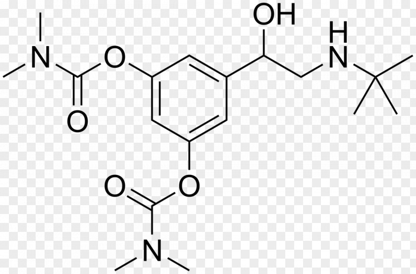 Albuterol Chemical Substance Formula Long-acting Beta-adrenoceptor Agonist Beta2-adrenergic PNG