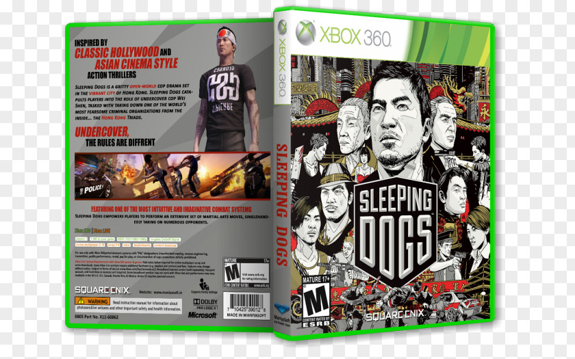 Dog Lying Xbox 360 S Sleeping Dogs Arcade Game PC PNG
