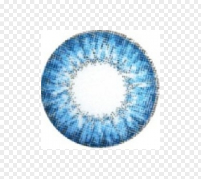 Eye Contact Lenses Circle Lens Blue Color PNG