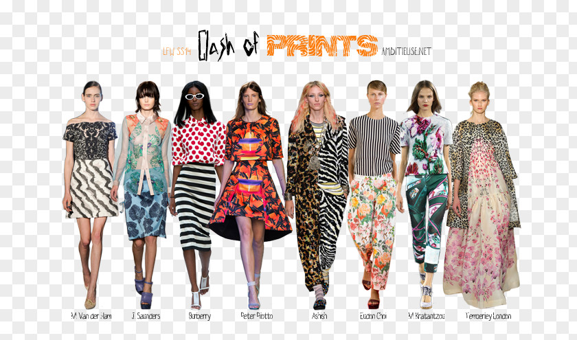Fashion Poster Design Show Runway Pattern PNG
